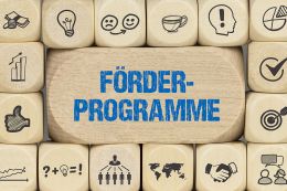 Foto: Schriftzug Förderprogramm